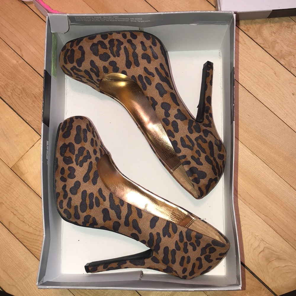 Cheetah Print Stiletto Heels